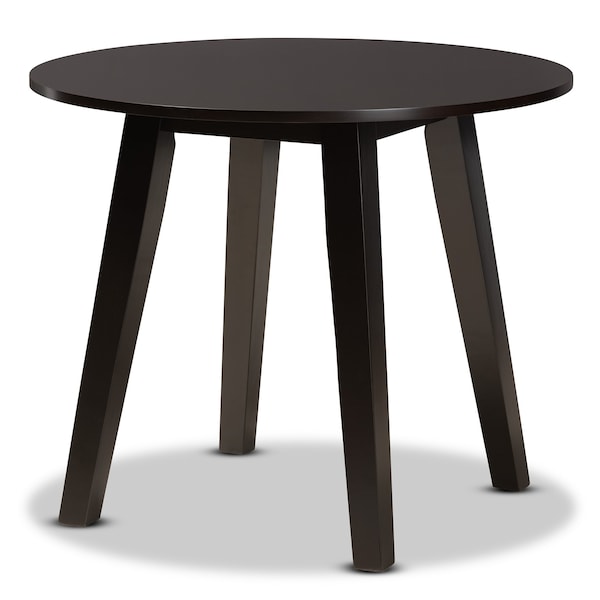 Baxton Studio Anesa Modern and Contemporary Transitional Dark Brown Finished Wood 5-Piece Dining Set - 177-11377-10896-ZORO