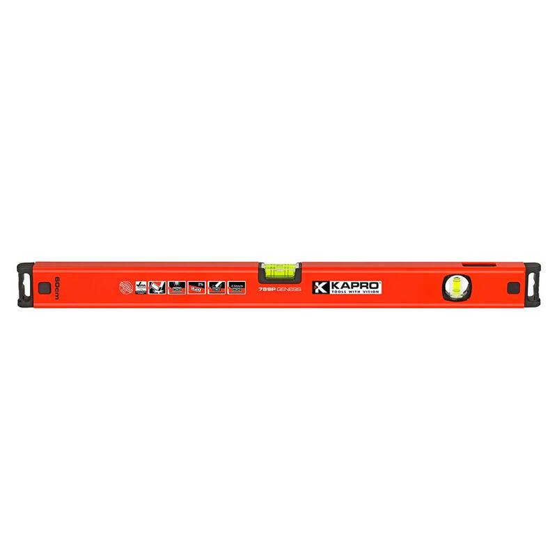Kapro 24 in. Magnetic Aluminum Box Level with Plumb Site - 781-PM-24