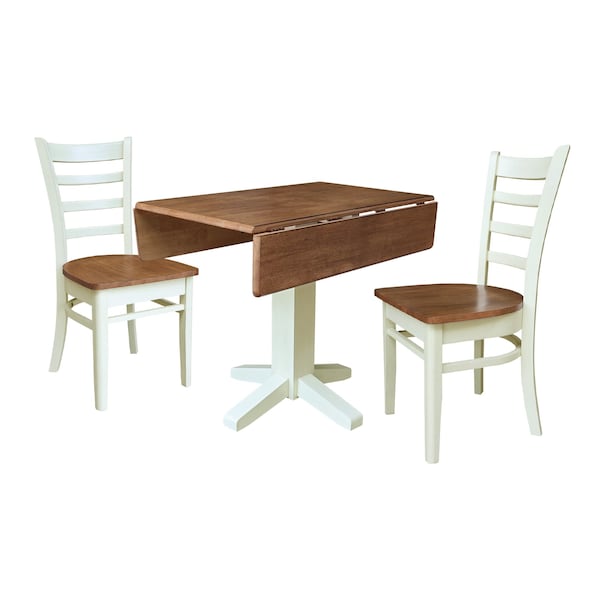 Whitewood Industries Rectangular Drop Leaf Dining Tables, 36 in W, 30 in L, 36 in H - K79-36SDP-C617-2