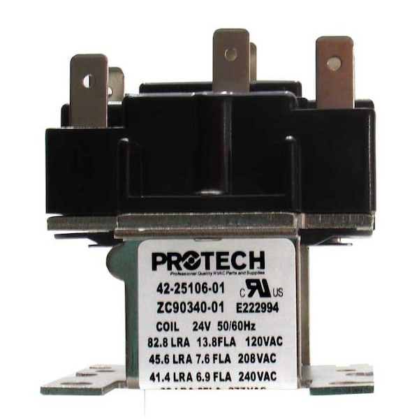 Rheem DPDT Defrost Relay 24V - 42-25106-01