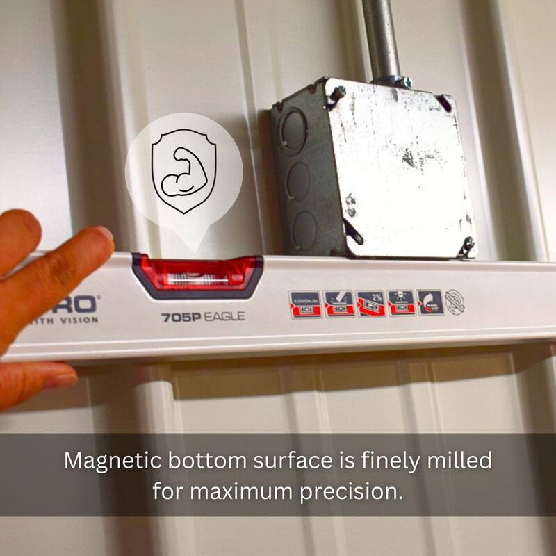 Kapro 705 Eagle 24 in. Magnetic Box Level - 705-41P-24M