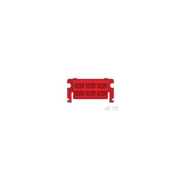 Te Connectivity FF 312 REC HSG 6P NYLON RED - 1-171432-2