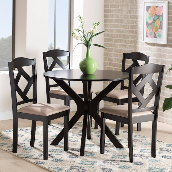 Baxton Studio 35.4 W X 35.4 L X 29.9 H - 193-8027-10892-ZORO