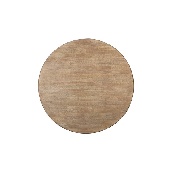 Whitewood Industries Rectangular Fixed Top Pedestal Table, 30 in W, 29.1 in L, 30 in H, Parawood, Hickory/Shell - K79-30RT