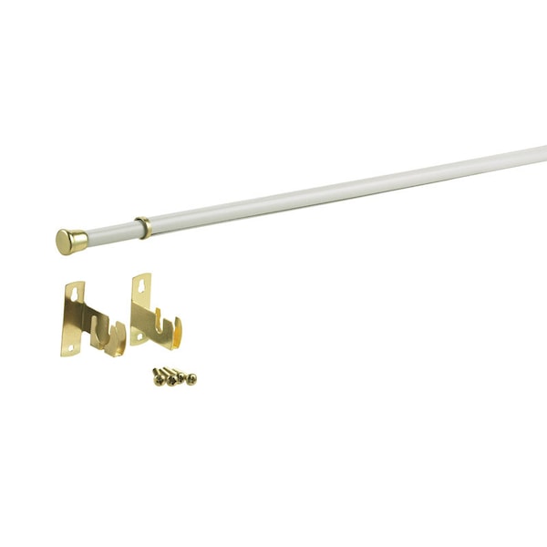 Kenney Mfg Kenney Enamel White Sash Rod 28 in. L X 48 in. L - KN391/1
