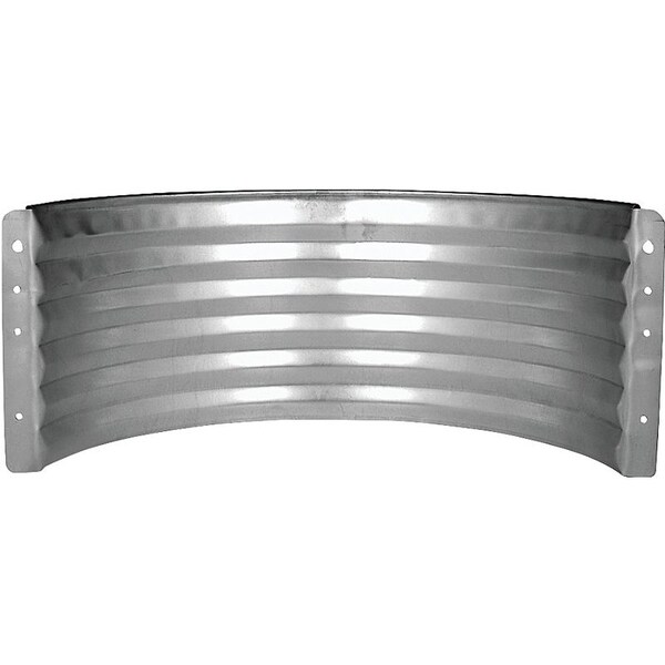 Marshall Stamping Area Wall, 16 in L, 37 in W, 24 in H, Galvanized Steel - AWR24/683