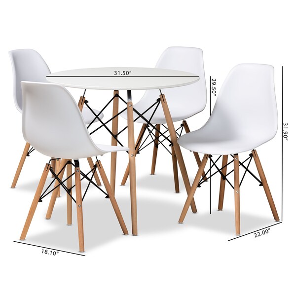 Baxton Studio 31.5 W X 31.5 L X 29.5 H - 192-12019-12039-ZORO