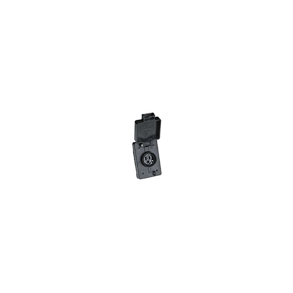 Woodhead L5-15R FS COVERPLATE BLACK - 65W47BLK