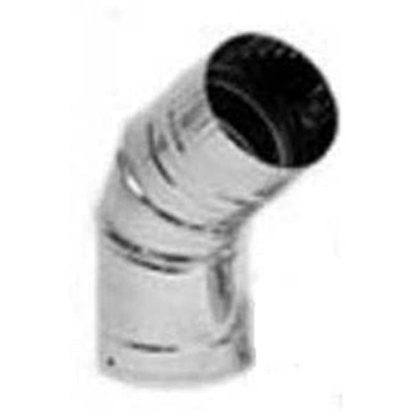 Dickinson Marine Dickinson Marine 16-040 3 in. x 45 Degree Stainless Steel Elbow - 16-040