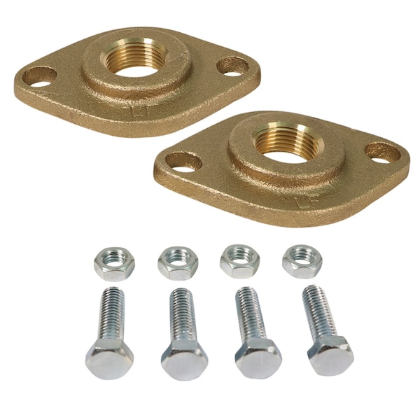 Everflow FIP Circulator Flange Kit with Gaskets, Nuts and Bolts for Grundfos Pumps 1" - CFIPS1-NL