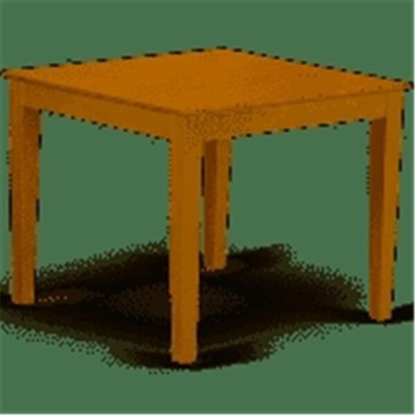 East West Furniture East West Furniture OXT-OAK-T Oxford Square Dining Table- Oak Finish - OXT-OAK-T