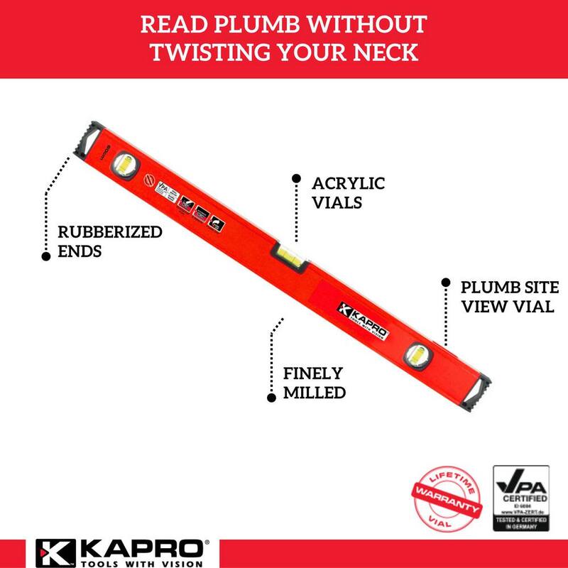 Kapro 48 in. Aluminum Box Level with Plumb Site - 781-41P-48