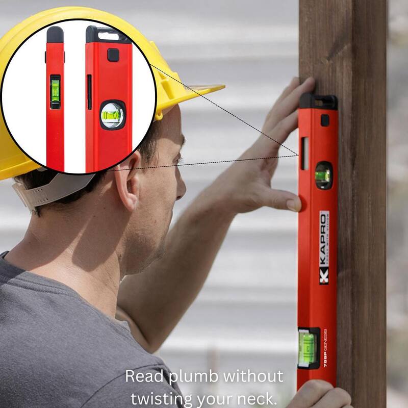 Kapro 48 in. Aluminum Box Level with Plumb Site - 781-41P-48
