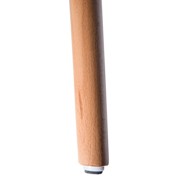 Leisuremod Rectangular 32 in W, 29 in L, Glass/Beech Wood, Clear - EP47CLT