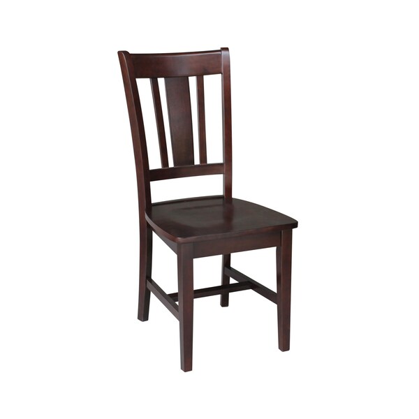 International Concepts 30 in. Round Top Pedestal Dining Table with 2 San Remo Chairs - K15-30RT-C10-2