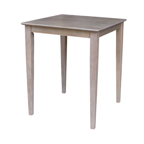 International Concepts 30 in. x 30 in. Counter Height Table with 2 Emily Counter Height Stools - 3 Piece Set - K09-3030-S6172-2