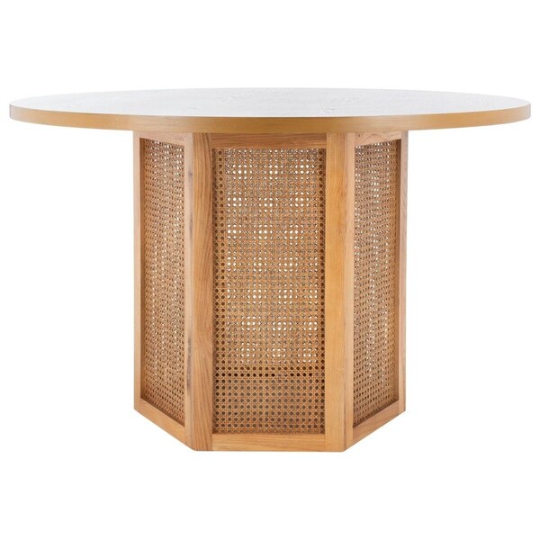 Safavieh Danez Cane Dining Table, Natural - DTB2100B-2BX