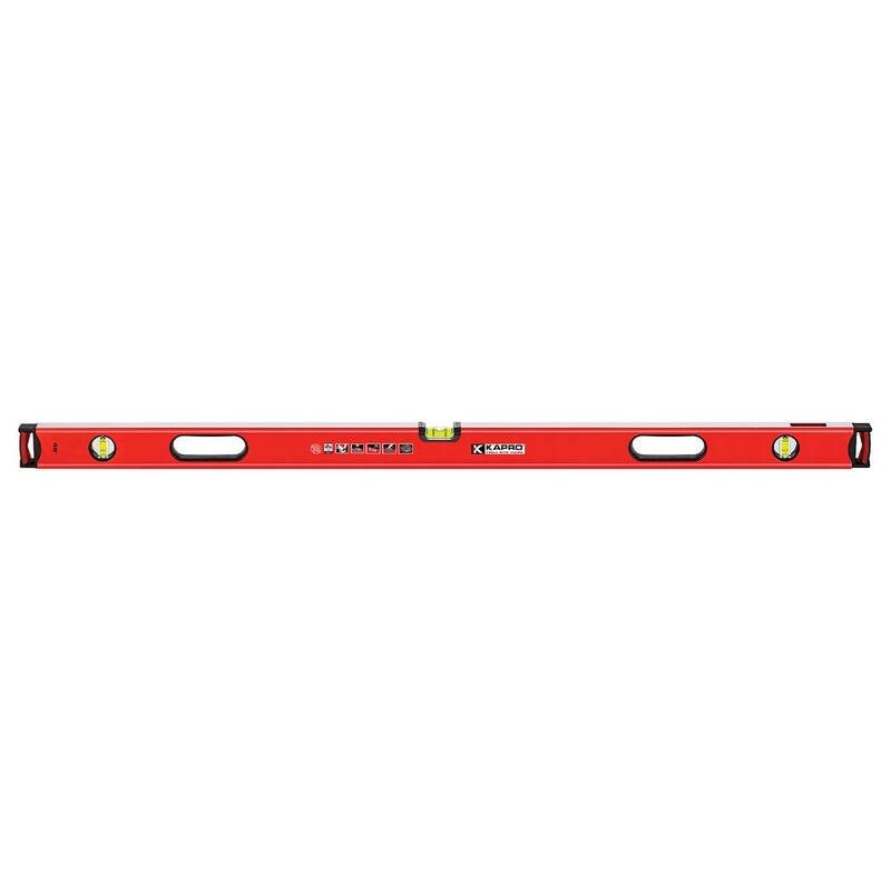 Kapro 48 in. Professional Magnetic Aluminum Box Level with Magnified Vial and Plumb Site - 985-41X-48M