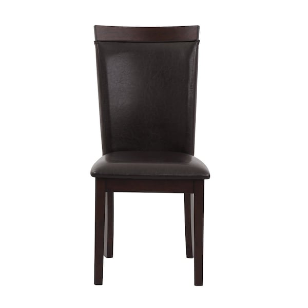 Homelegance Round Dining Set, 44.5 in W, 44.75 in L, 13.75 in H, Wood - 5104