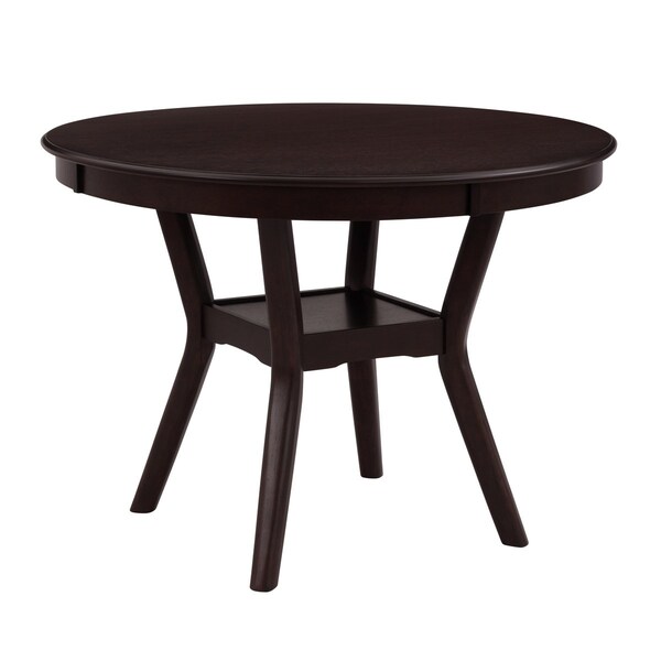Homelegance Round Dining Set, 44.5 in W, 44.75 in L, 13.75 in H, Wood - 5104