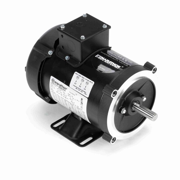 Marathon Motors 0.75 Hp Variable Speed Motor, 3 Phase, 1800 Rpm - Y506