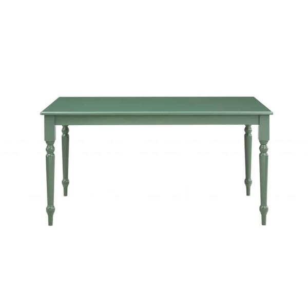 Boraam 60 x 30 x 36 in. Carolina Dining Table, Equestrian Green - 71369