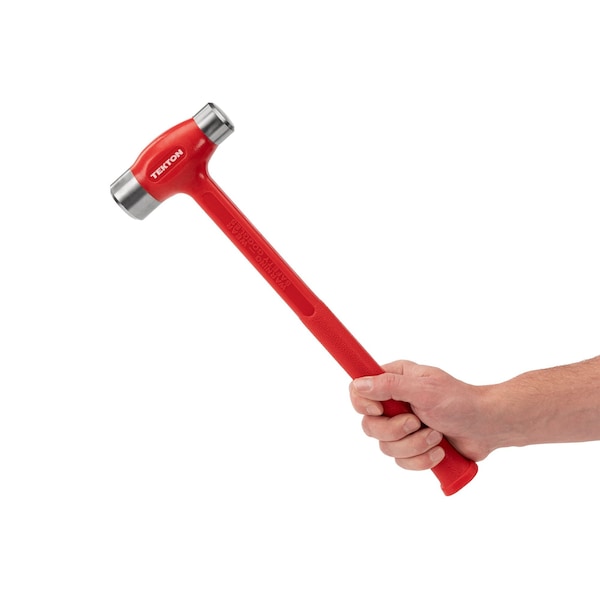 Tekton 50 oz. Long Handle Flat Steel Face Dead Blow Hammer - HDB40050