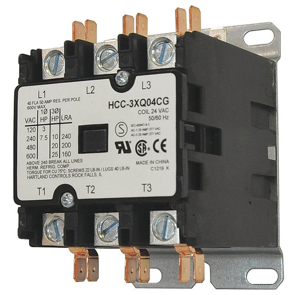 Fostoria Contactor 480V 50A, 24V, FES - 15 - 58027036