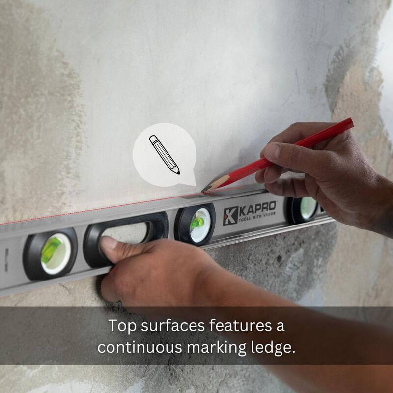 Kapro 176 MAXPRO 48 in. Magnetic with 45° Vial Level - 176-82-48