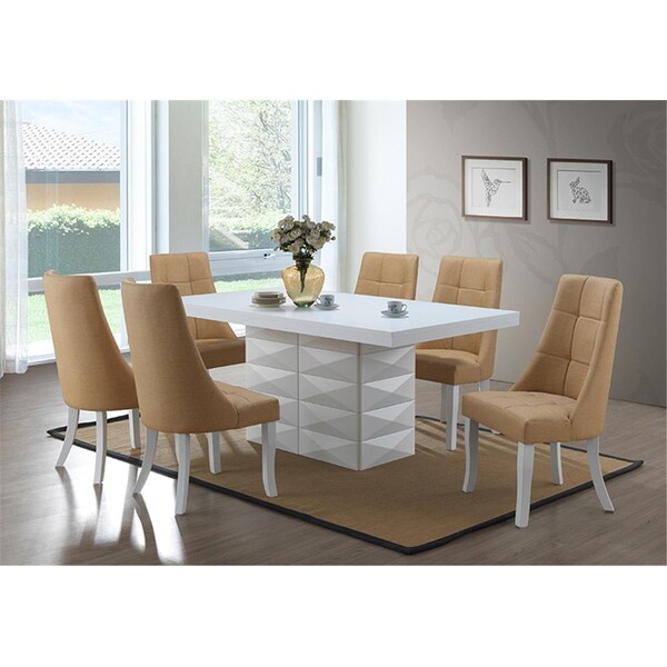 D2D Technologies Vinyl Kitchen Dinette Dining Side Chairs, Yellow - Set of 2 - D22434538