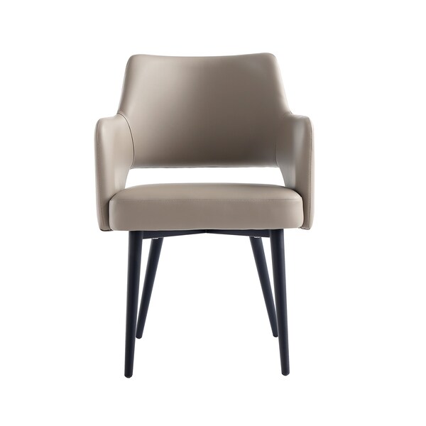 Manhattan Comfort Tremont Dining Arm Chair in Taupe - DC104AR-TP