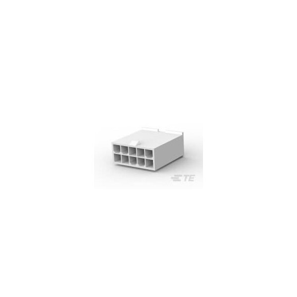 Te Connectivity 10 DUAC PLUG HSG 94V-2 FR/HANG - 1-794542-0