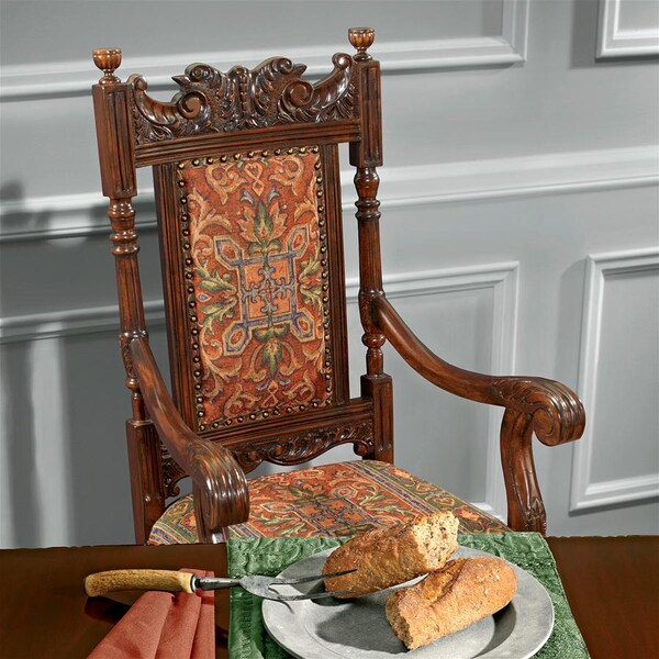 Design Toscano Grand Classic Edwardian Dining Armchair - AF51313