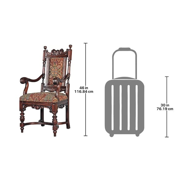 Design Toscano Grand Classic Edwardian Dining Armchair - AF51313