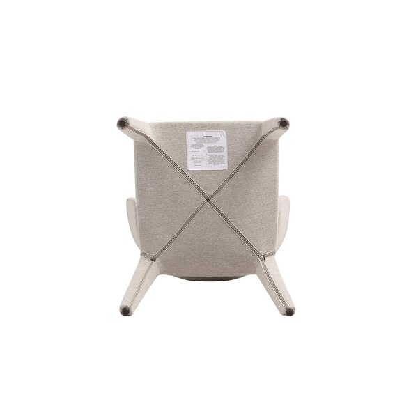 Manhattan Comfort Conrad Woven Tweed Dining Chair in Wheat - Set of 2 - DC031-WWT
