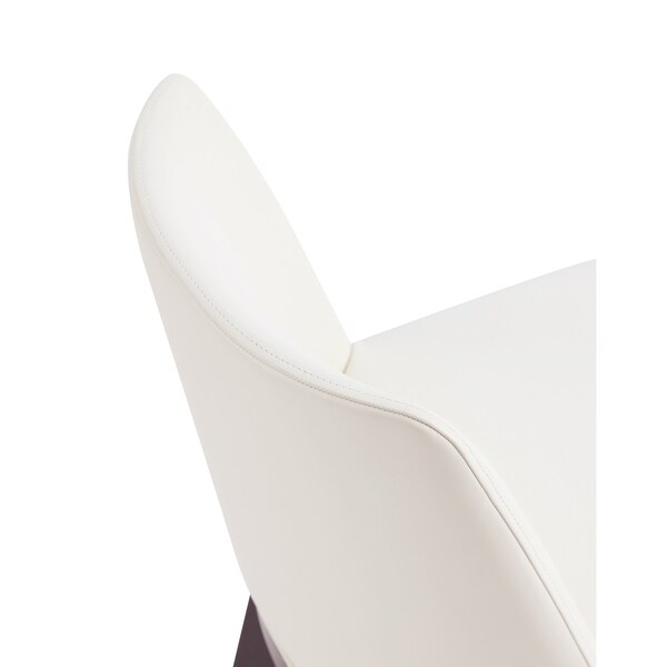 Manhattan Comfort Gansevoort Faux Leather Dining Chair in Cream - Set of 4 - 2-DC051-CR
