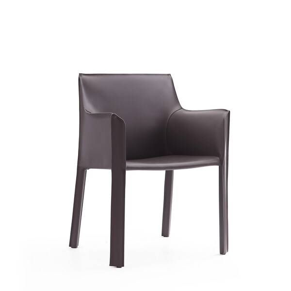 Manhattan Comfort Paris 8-Piece Dining Chairs in Grey - 6-DC3432-GY