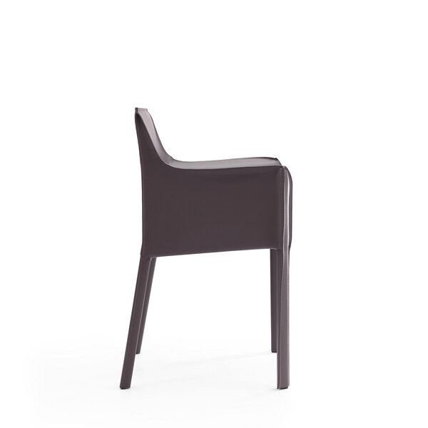 Manhattan Comfort Paris 8-Piece Dining Chairs in Grey - 6-DC3432-GY