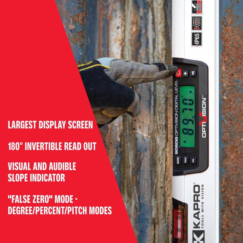 Kapro 905D Condor Magnetic Digital Level - 905D-72MB