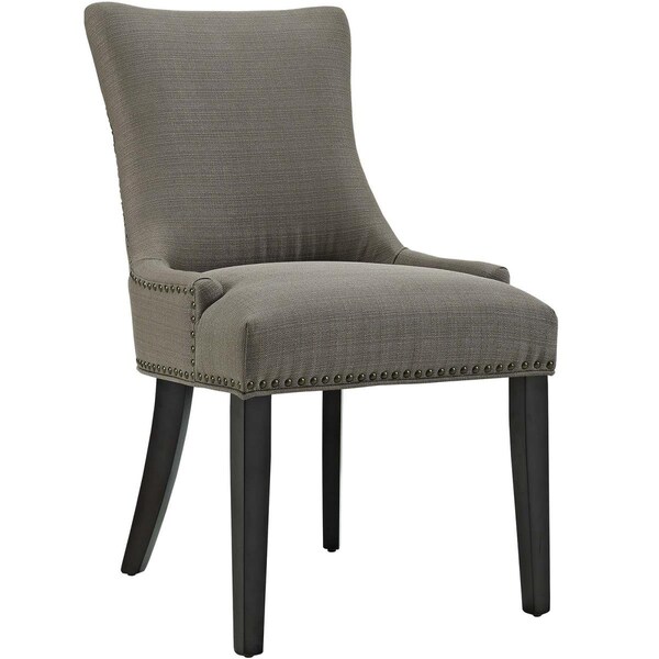 Modway Furniture 36 H x 25 W x 22 L in. Marquis Fabric Dining Chair, Gray - EEI-2229-GRA