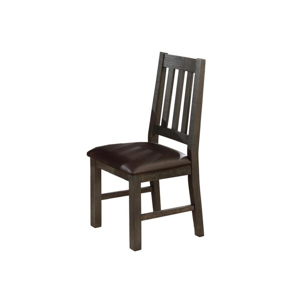 Kd Gabinetes Wendy Dark Grey Dining Chair - Set of 2 - KD2204812