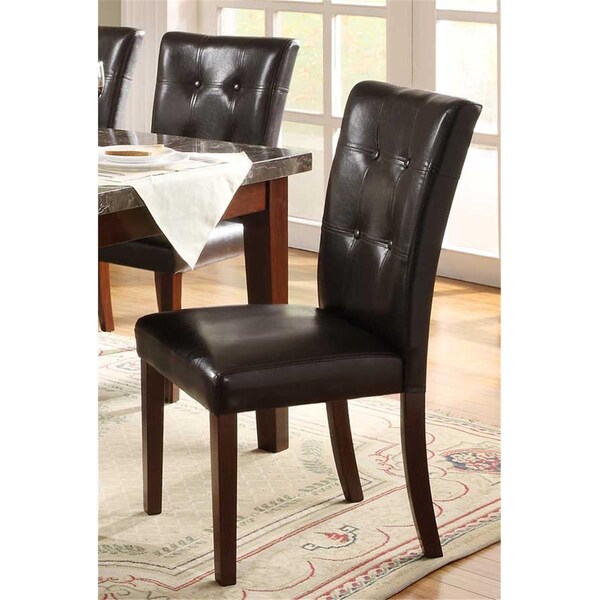 Made4Mattress Decatur Side Chair in Espresso - Set of 2 - MA1360668