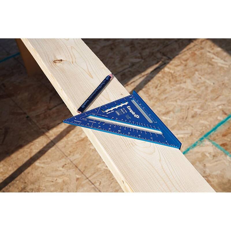 Empire 7 in. Laser Etched Aluminum Rafter Square - e2994
