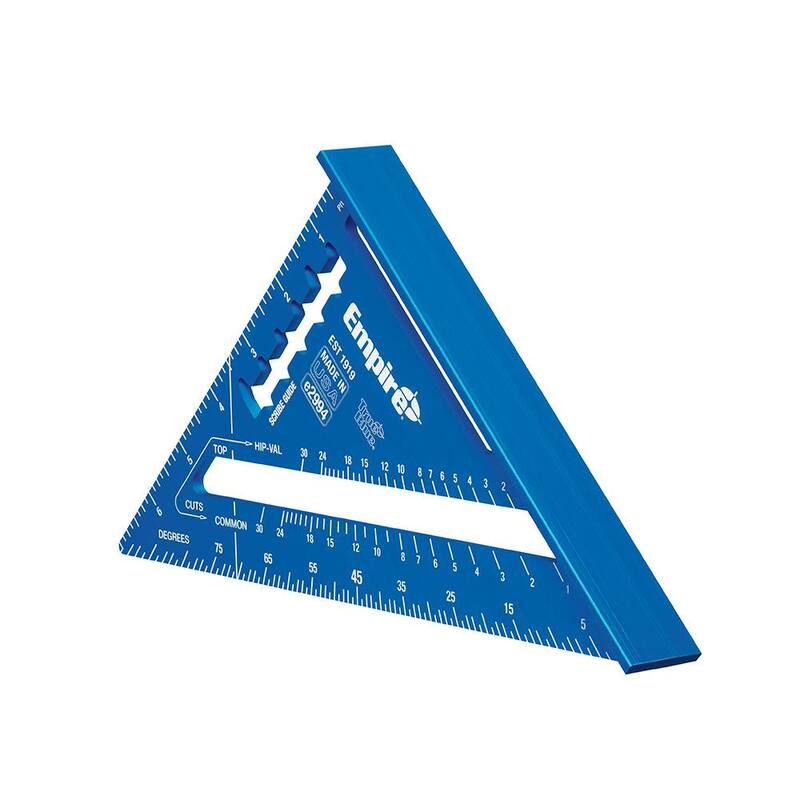 Empire 7 in. Laser Etched Aluminum Rafter Square - e2994