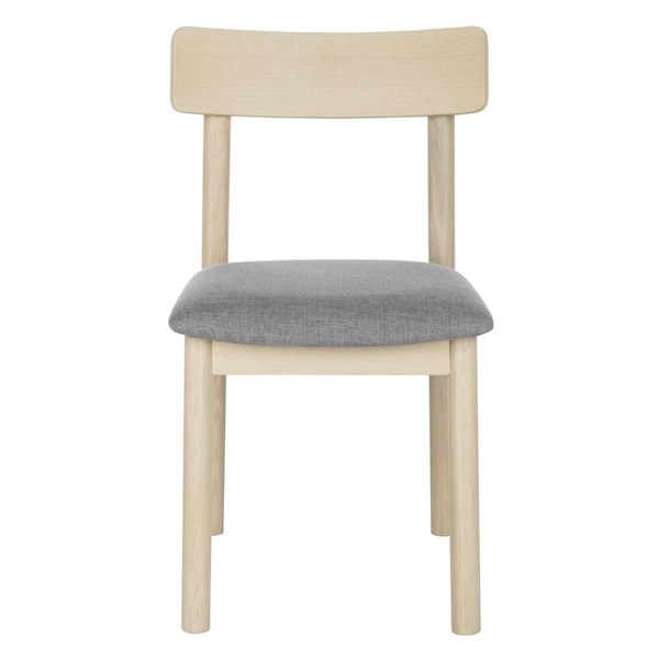 Safavieh Lizette Retro Dining Chair - White Oak & Grey, 2PK - DCH1002A-SET2