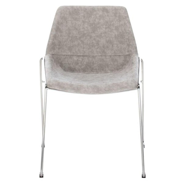 Safavieh Alexis Mid Century Dining Chair, Matte Stone, 2PK - DCH3000A-SET2