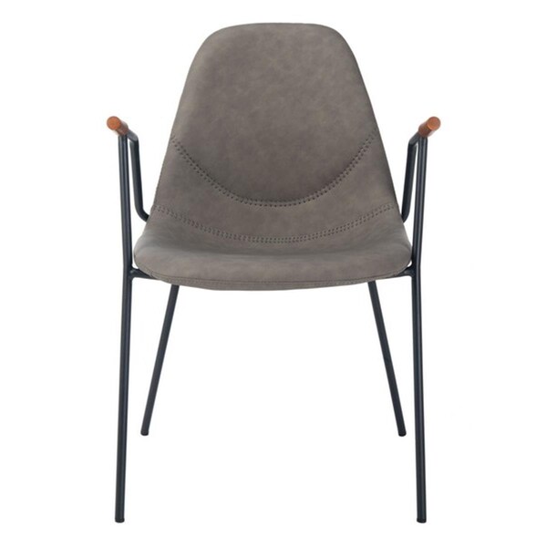 Safavieh Tanner Midcentury Dining Chair, Ash Grey, 2PK - DCH3001C-SET2