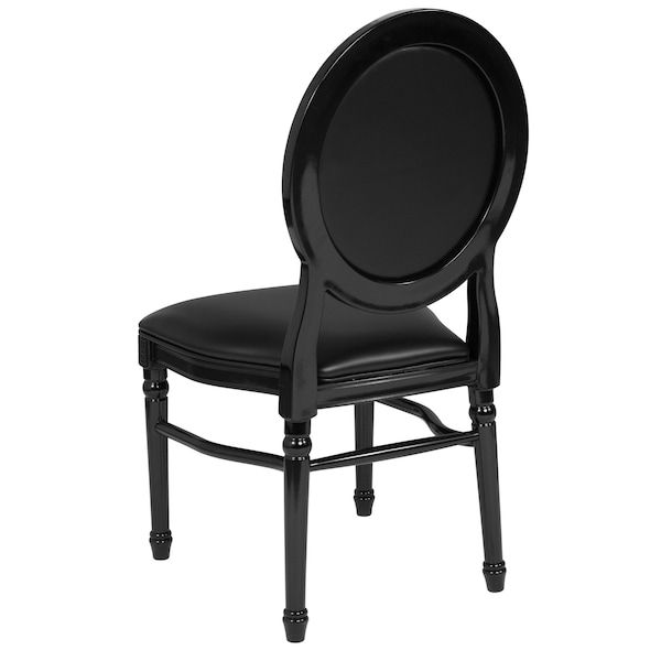Flash Furniture Tufted Black Dining Chair - LE-B-B-T-MON-GG