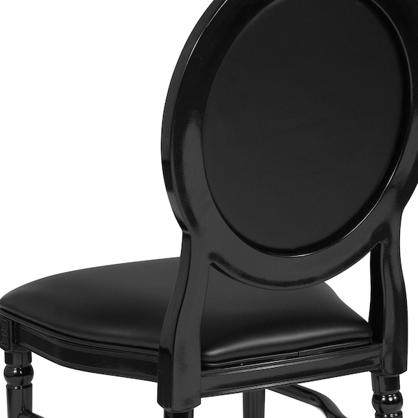 Flash Furniture Tufted Black Dining Chair - LE-B-B-T-MON-GG