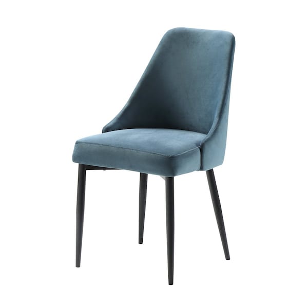 Homelegance Keene Side Chair, Blue - 5817BUS